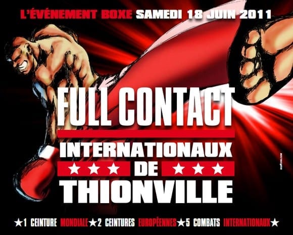 Affiche Full Contact Internationaux de Thionville
