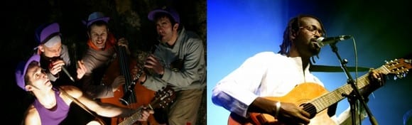 Voodoo Clan (à gauche), Doudou Diouf (à droite)